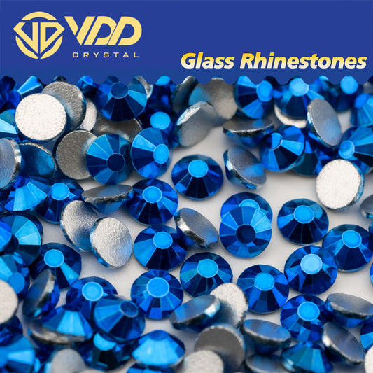 VDD 178 Metallic Sapphire  Ocean Series High Quality Non-hotfix Glass Crystal Rhinestones Flatback Strass Stones