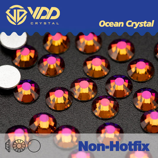 VDD 062 Volcano Ocean Series High Quality Non-hotfix Glass Crystal Rhinestones Flatback Strass Stones