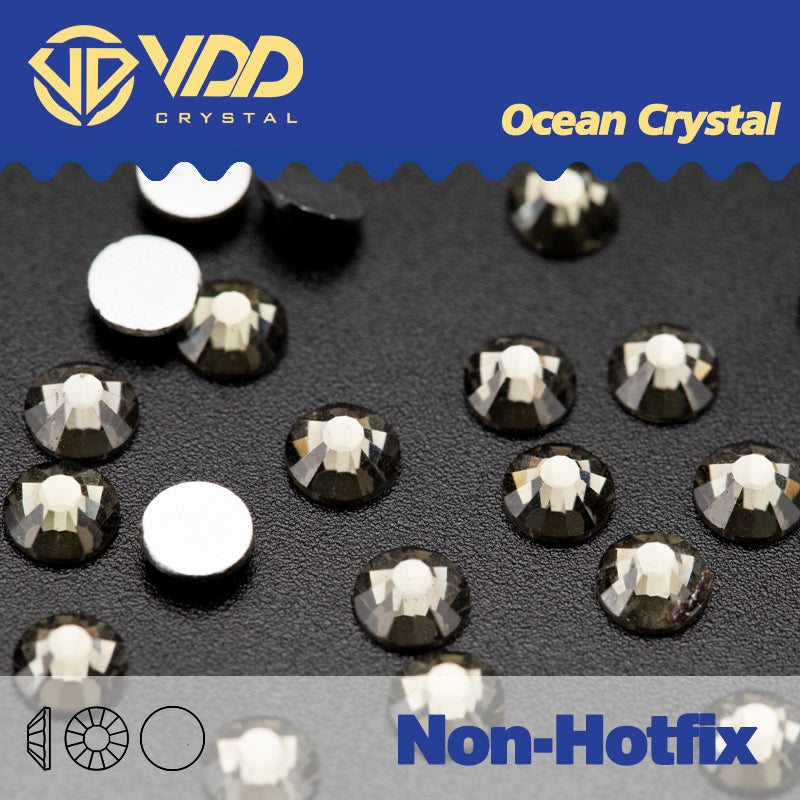 VDD 003 Black Diamond  Ocean Series High Quality Non-hotfix Glass Crystal Rhinestones Flatback Strass Stones