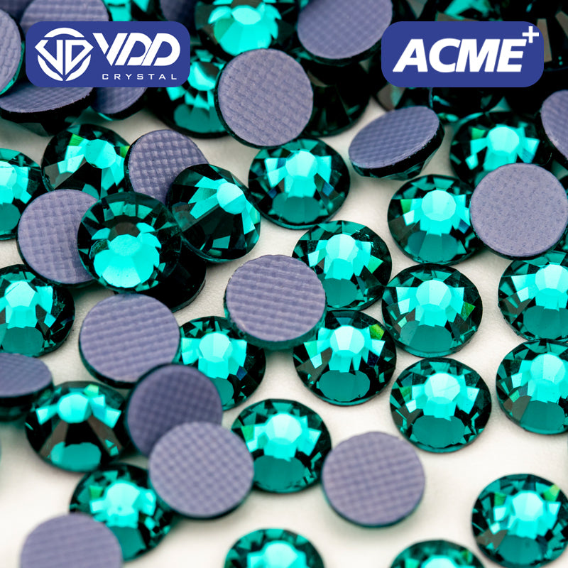 VDD 026 Green Zircon  ACME+Series AAAAA Top Quality Hot-Fix Glass Crystal Rhinestones Flatback Strass Stones