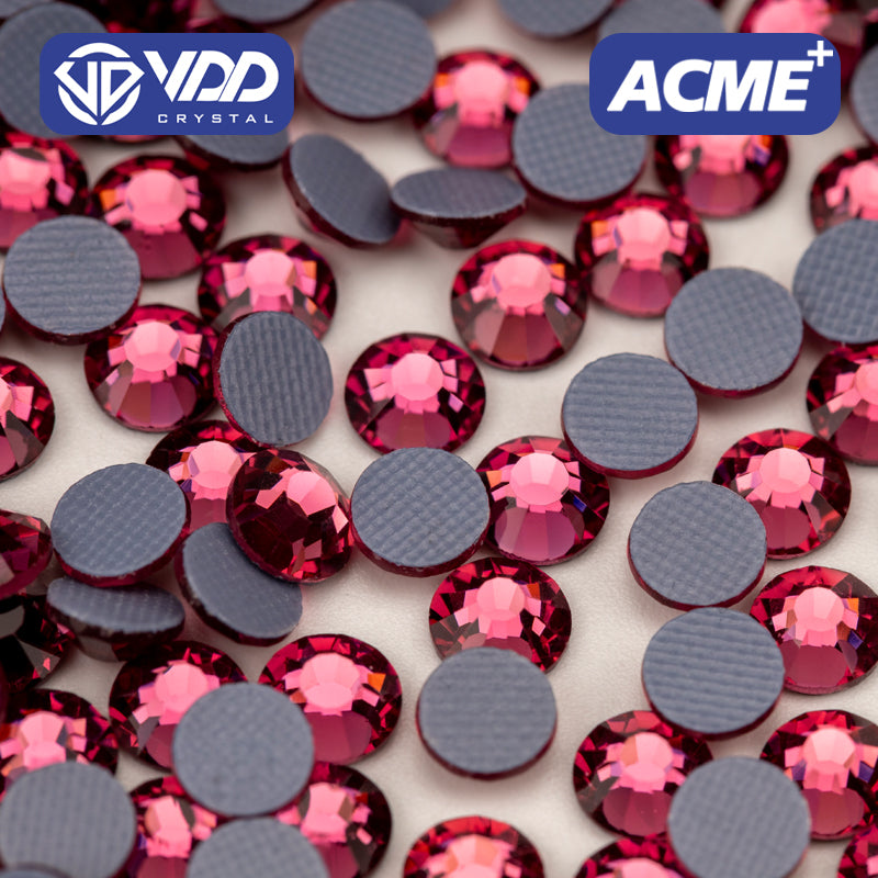 VDD 041 Rose ACME+Series AAAAA Top Quality Hot-Fix Glass Crystal Rhinestones Flatback Strass Stones