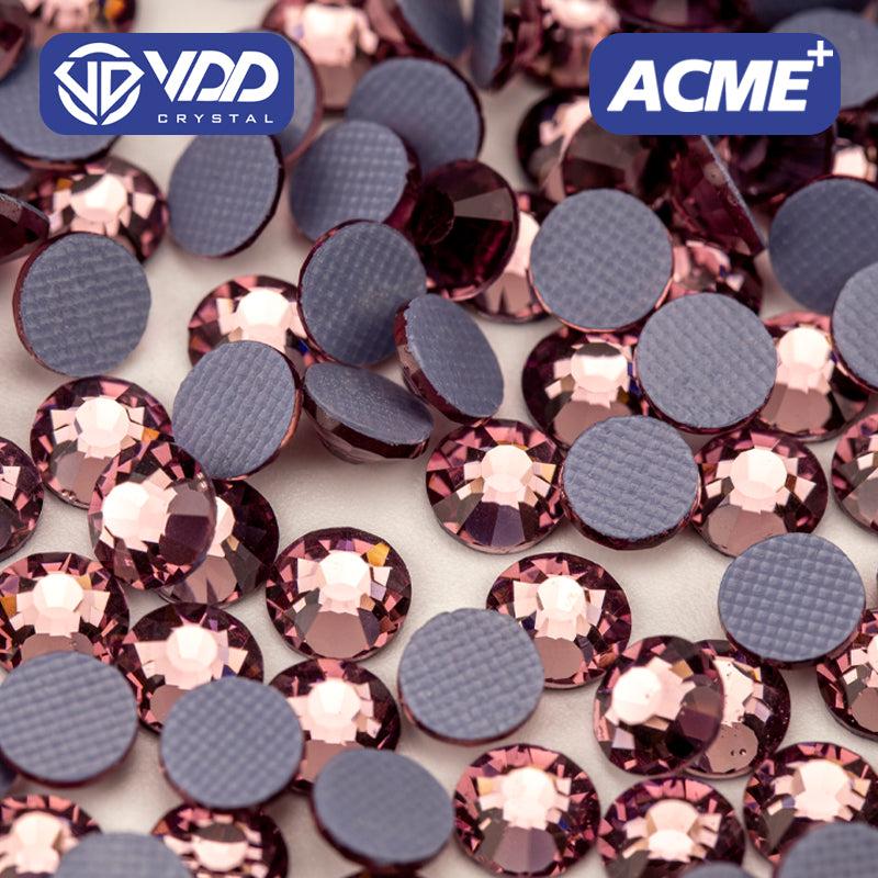 VDD 032 Lt. Amethyst  ACME+Series AAAAA Top Quality Hot-Fix Glass Crystal Rhinestones Flatback Strass Stones