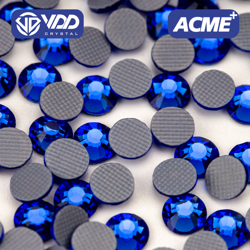 VDD 030 Sapphire  ACME+Series AAAAA Top Quality Hot-Fix Glass Crystal Rhinestones Flatback Strass Stones