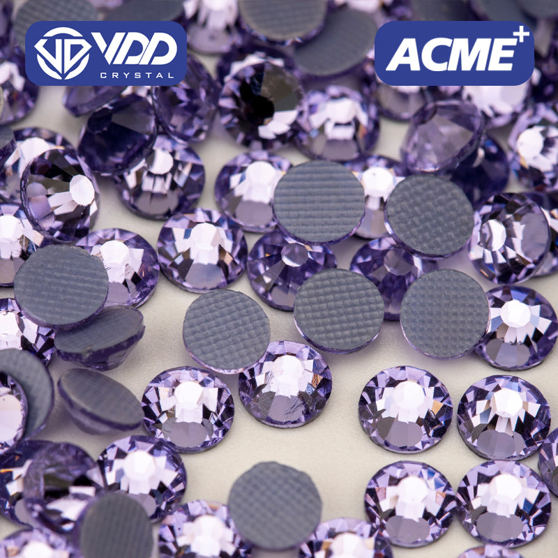 VDD 034 Violet ACME+Series AAAAA Top Quality Hot-Fix Glass Crystal Rhinestones Flatback Strass Stones