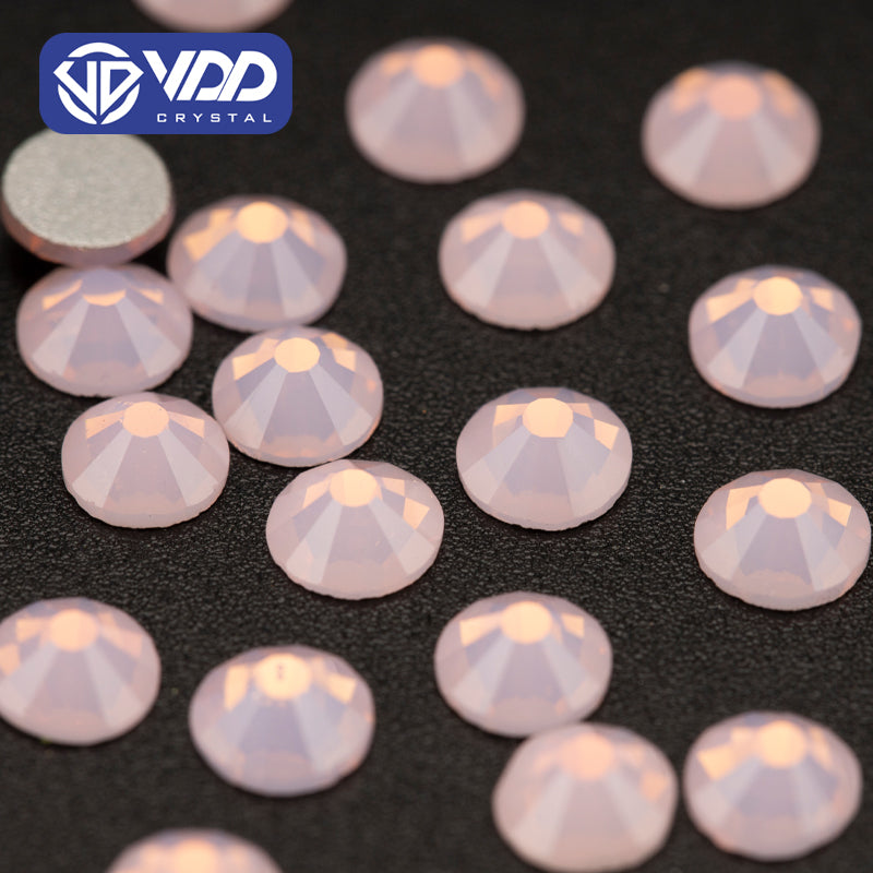 VDD 047 Pink Opal Ocean Series High Quality Non-hotfix Glass Crystal Rhinestones Flatback Strass Stones