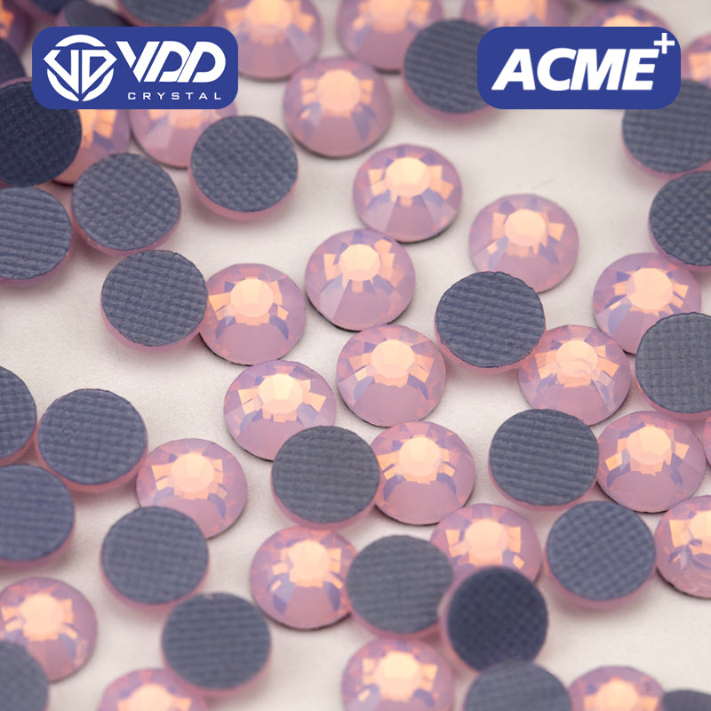 VDD 047 Pink Opal  ACME+Series AAAAA Top Quality Hot-Fix Glass Crystal Rhinestones Flatback Strass Stones