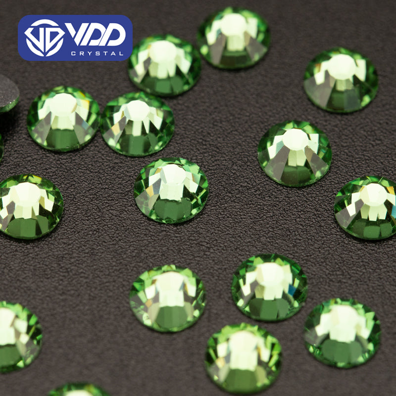 VDD 019 Peridot  Ocean Series High Quality Non-hotfix Glass Crystal Rhinestones Flatback Strass Stones