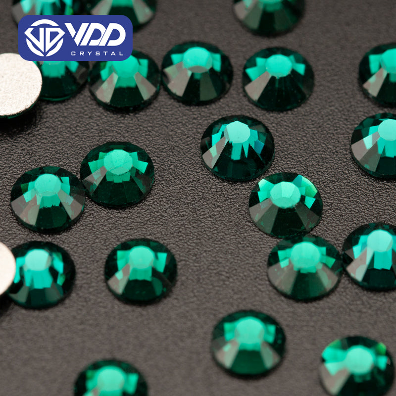 VDD 022 Emerald Ocean Series High Quality Non-hotfix Glass Crystal Rhinestones Flatback Strass Stones