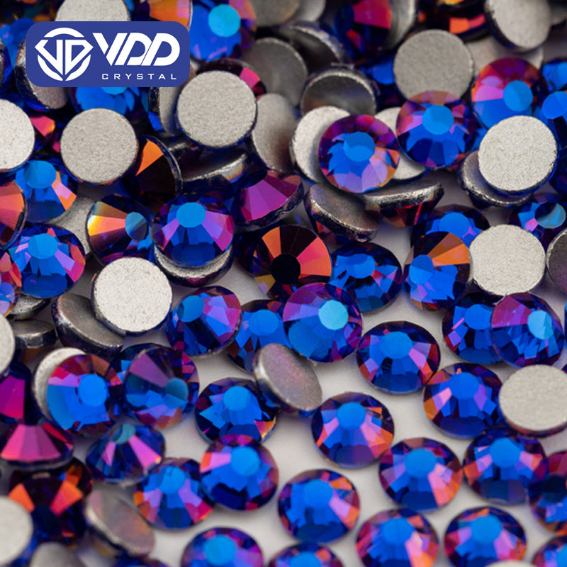 VDD 355 Magma Sapphire Ocean Series High Quality Non-hotfix Glass Crystal Rhinestones Flatback Strass Stones