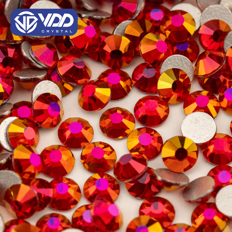 VDD 356 Magma Cherry Ocean Series High Quality Non-hotfix Glass Crystal Rhinestones Flatback Strass Stones