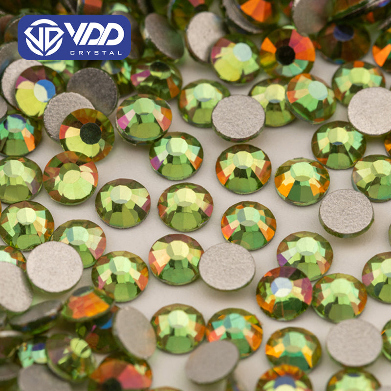 VDD 352 Magma Peridot Ocean Series High Quality Non-hotfix Glass Crystal Rhinestones Flatback Strass Stones