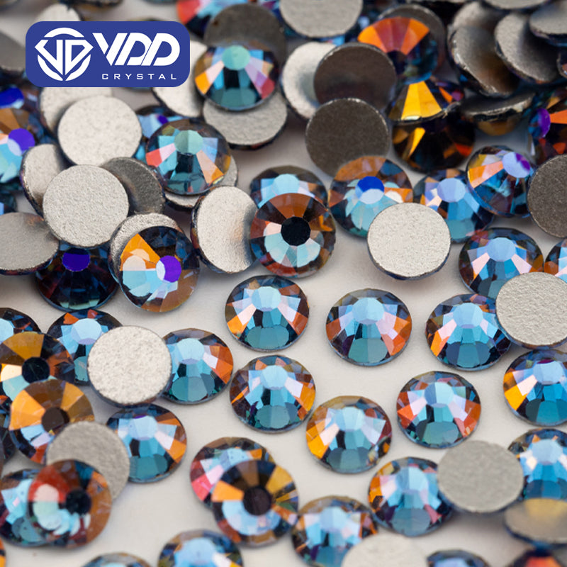 VDD 354 Magma Light Blue Ocean Series High Quality Non-hotfix Glass Crystal Rhinestones Flatback Strass Stones