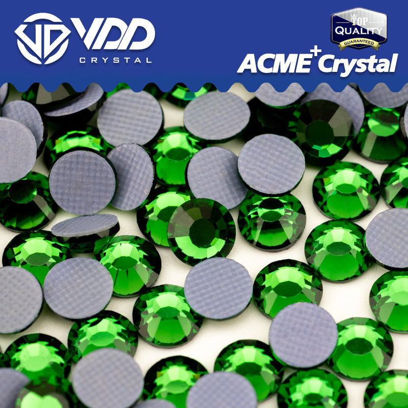 VDD 024 Fern Green  ACME+Series AAAAA Top Quality Hot-Fix Glass Crystal Rhinestones Flatback Strass Stones