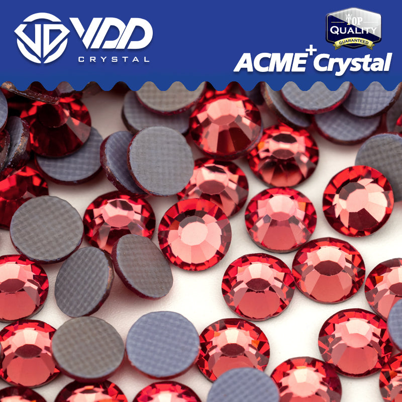 VDD 016 Padparadscha  ACME+Series AAAAA Top Quality Hot-Fix Glass Crystal Rhinestones Flatback Strass Stones