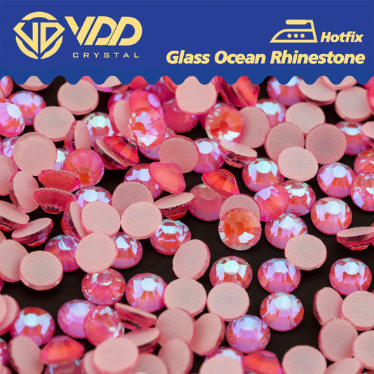 VDD 384 D.H Rose Ocean Series High Quality  Hot-Fix Glass Crystal Rhinestones Flatback Strass Stones