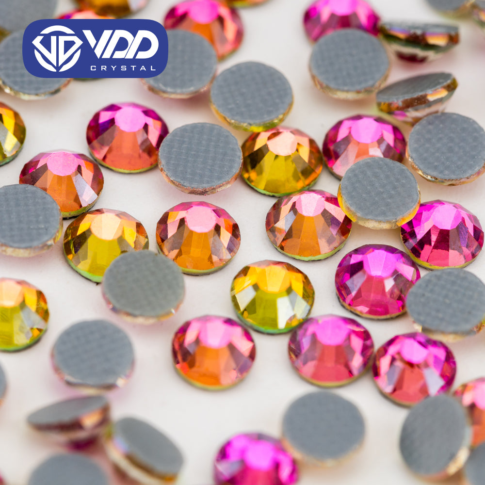 VDD 038 Rose Flare Ocean Series High Quality  Hot-Fix Glass Crystal Rhinestones Flatback Strass Stones