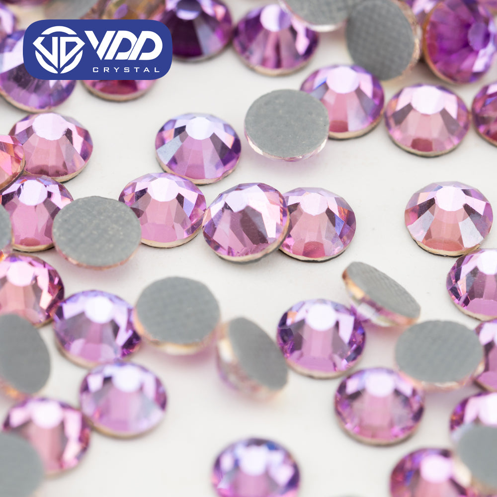 VDD 037 Angel Violet Ocean Series High Quality  Hot-Fix Glass Crystal Rhinestones Flatback Strass Stones