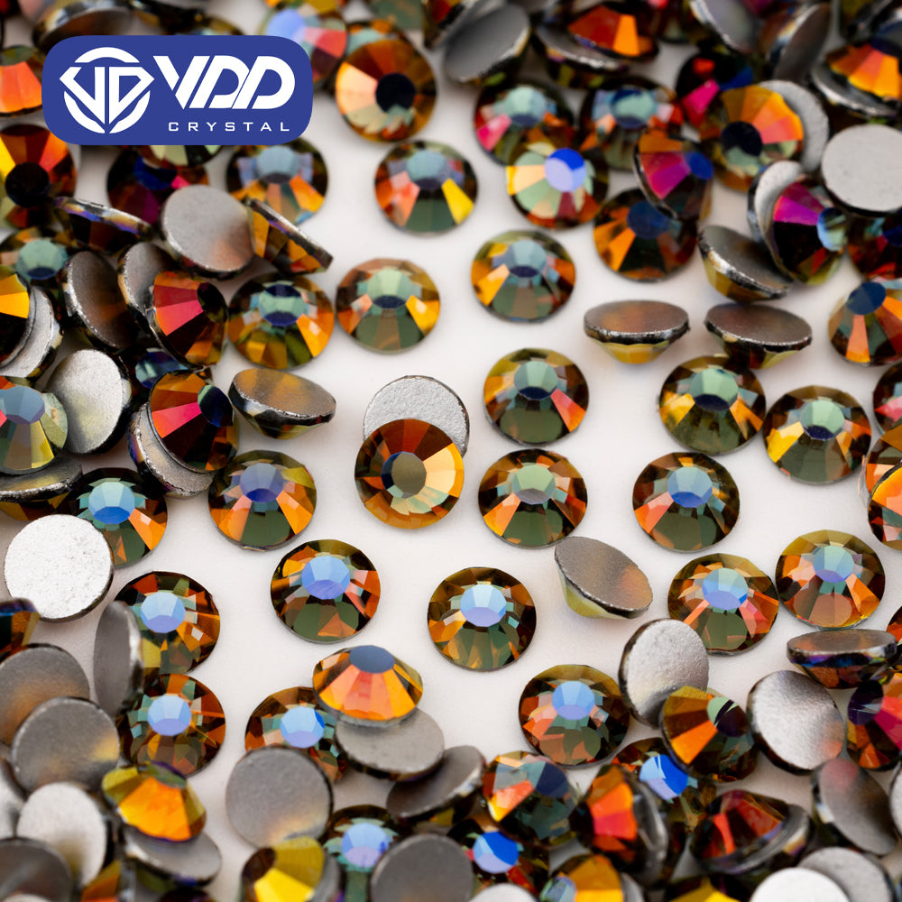 VDD 358 Magma-Cloud  Ocean Series High Quality Non-hotfix Glass Crystal Rhinestones Flatback Strass Stones