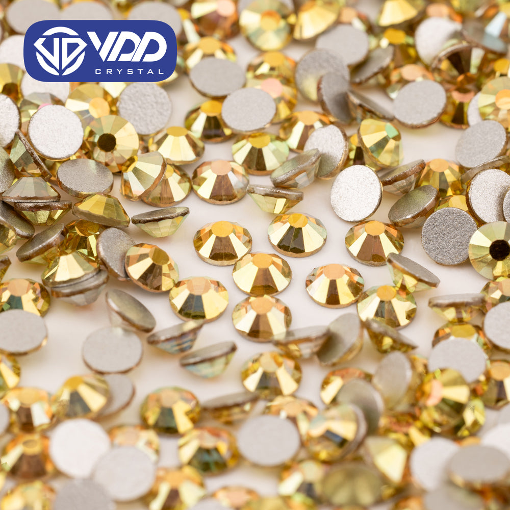 VDD 125 Sun Shine Ocean Series High Quality Non-hotfix Glass Crystal Rhinestones Flatback Strass Stones