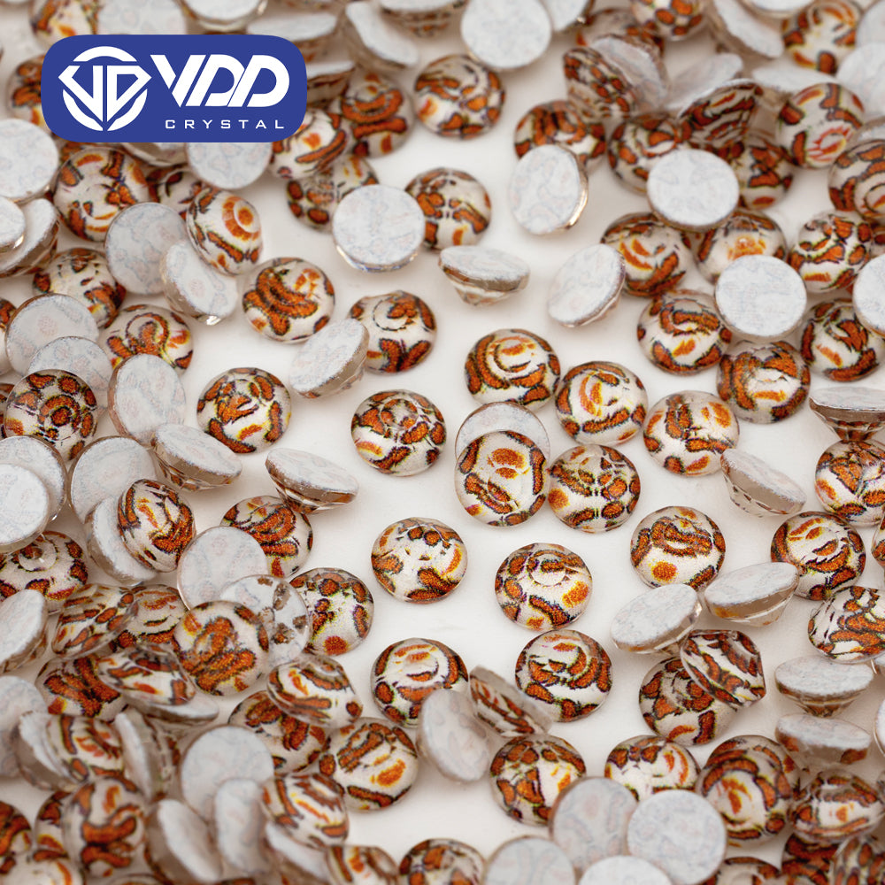 VDD 239 Leopard  Ocean Series High Quality Non-hotfix Glass Crystal Rhinestones Flatback Strass Stones