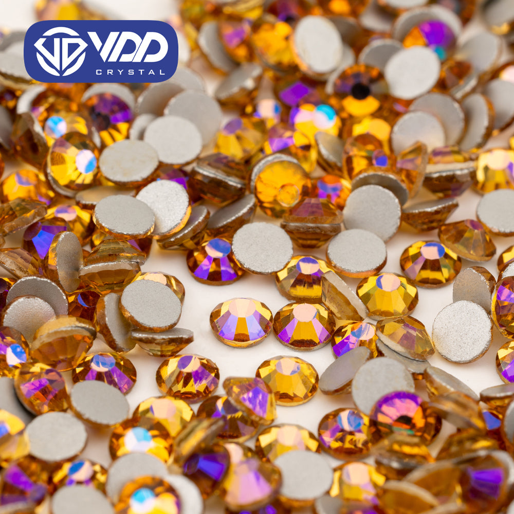 VDD 123 Gloaming Ocean Series High Quality Non-hotfix Glass Crystal Rhinestones Flatback Strass Stones