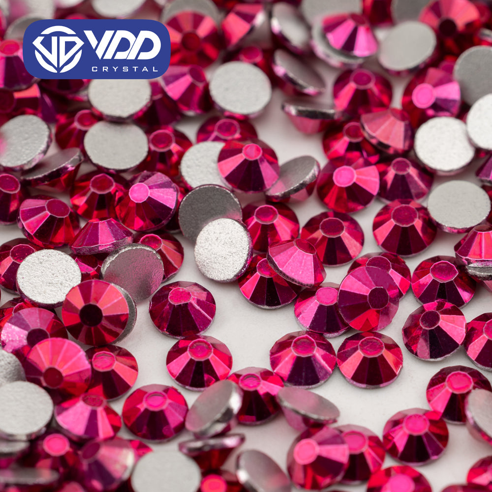 VDD 160 Metallic Rose Ocean Series High Quality Non-hotfix Glass Crystal Rhinestones Flatback Strass Stones