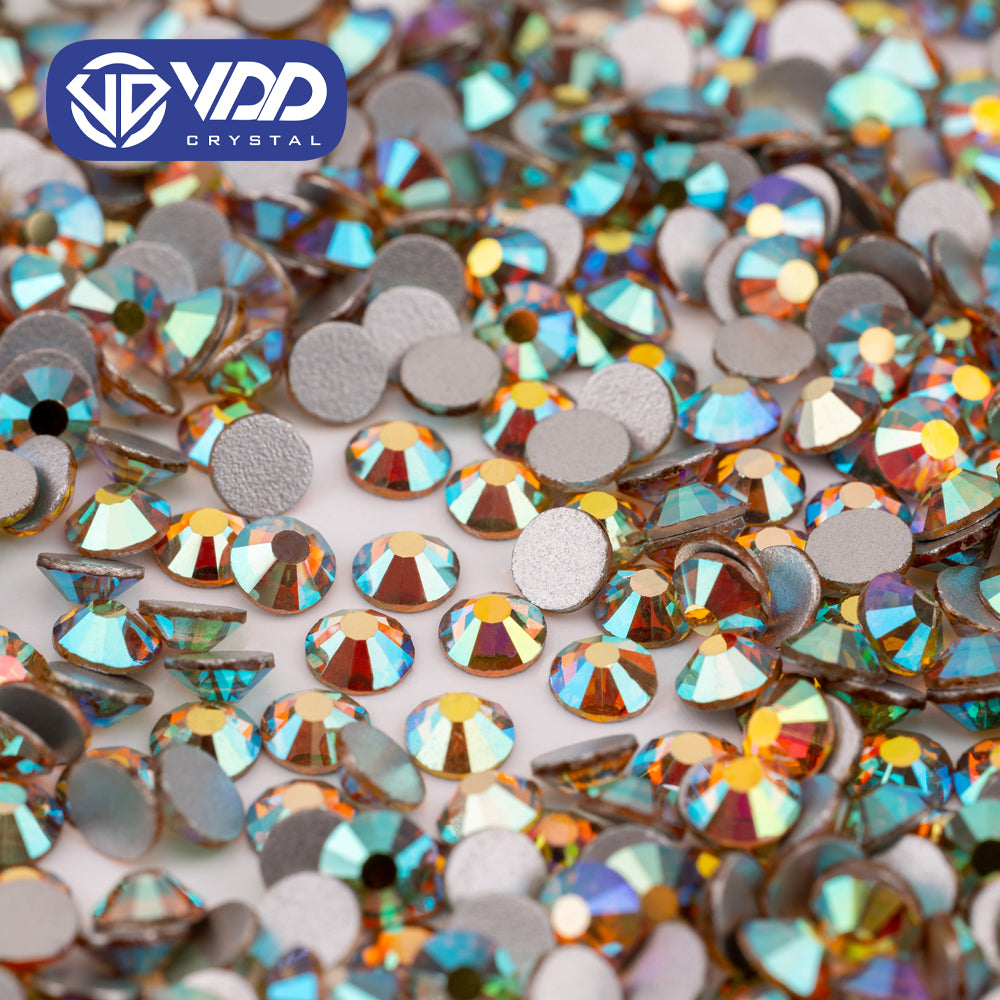 VDD 124 Summer Ocean Series High Quality Non-hotfix Glass Crystal Rhinestones Flatback Strass Stones