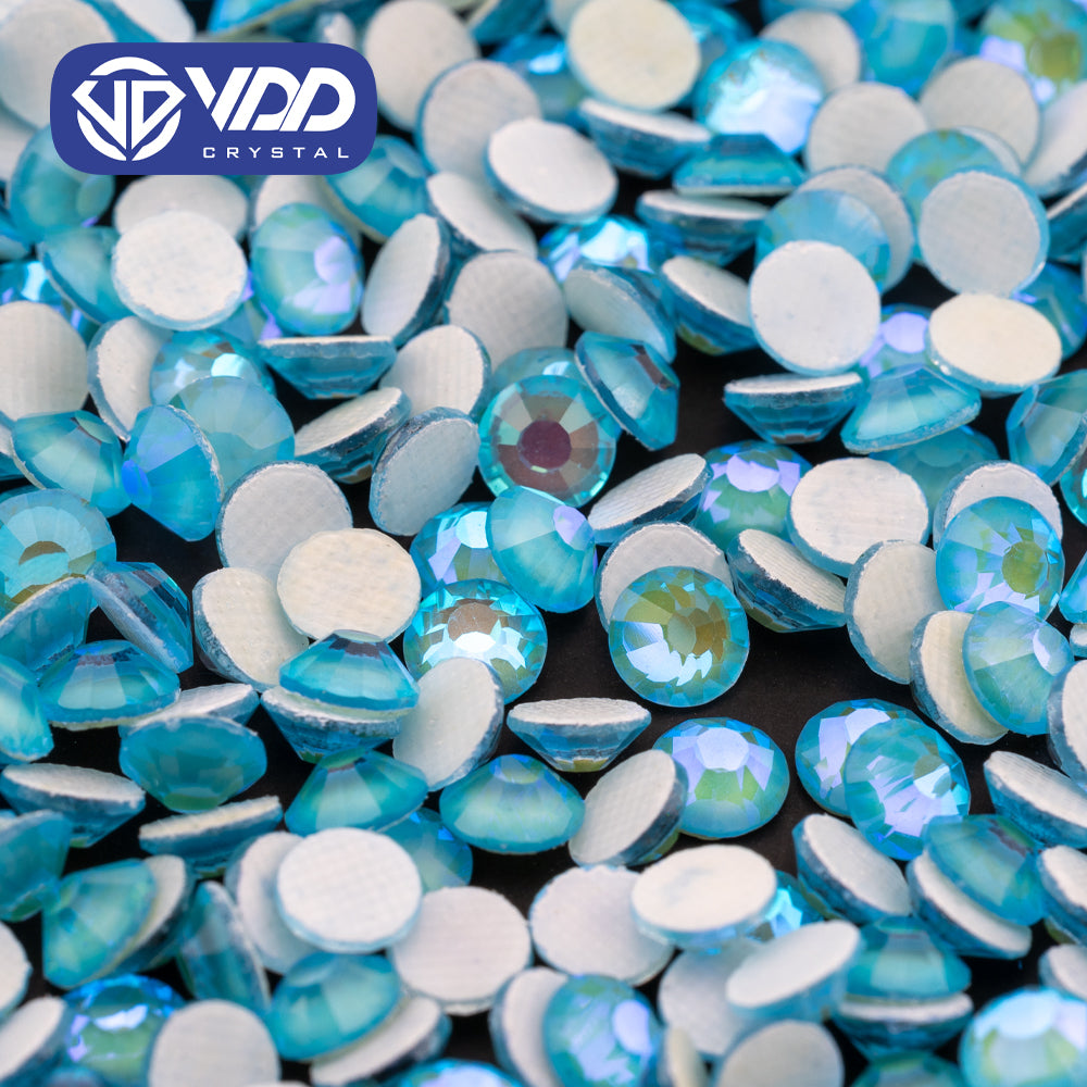 VDD 382 D.H Blue Ocean Series High Quality  Hot-Fix Glass Crystal Rhinestones Flatback Strass Stones