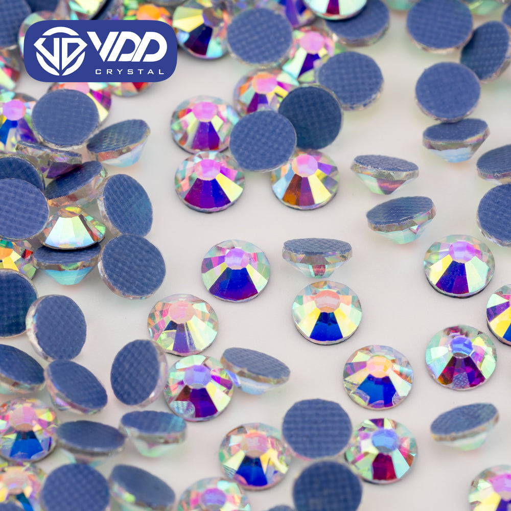 VDD 055 Crystal AB Ocean Series High Quality  Hot-Fix Glass Crystal Rhinestones Flatback Strass Stones