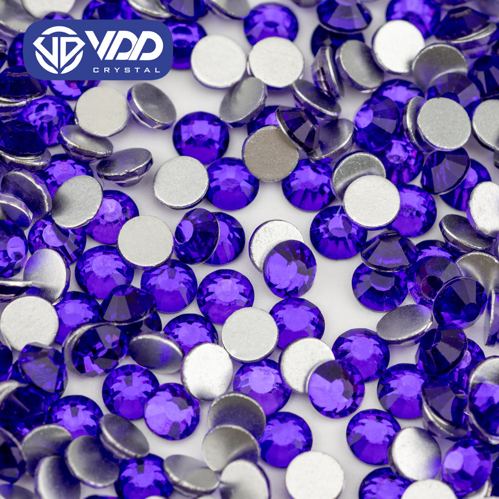 VDD 129 Blueberry Ocean Series High Quality Non-hotfix Glass Crystal Rhinestones Flatback Strass Stones