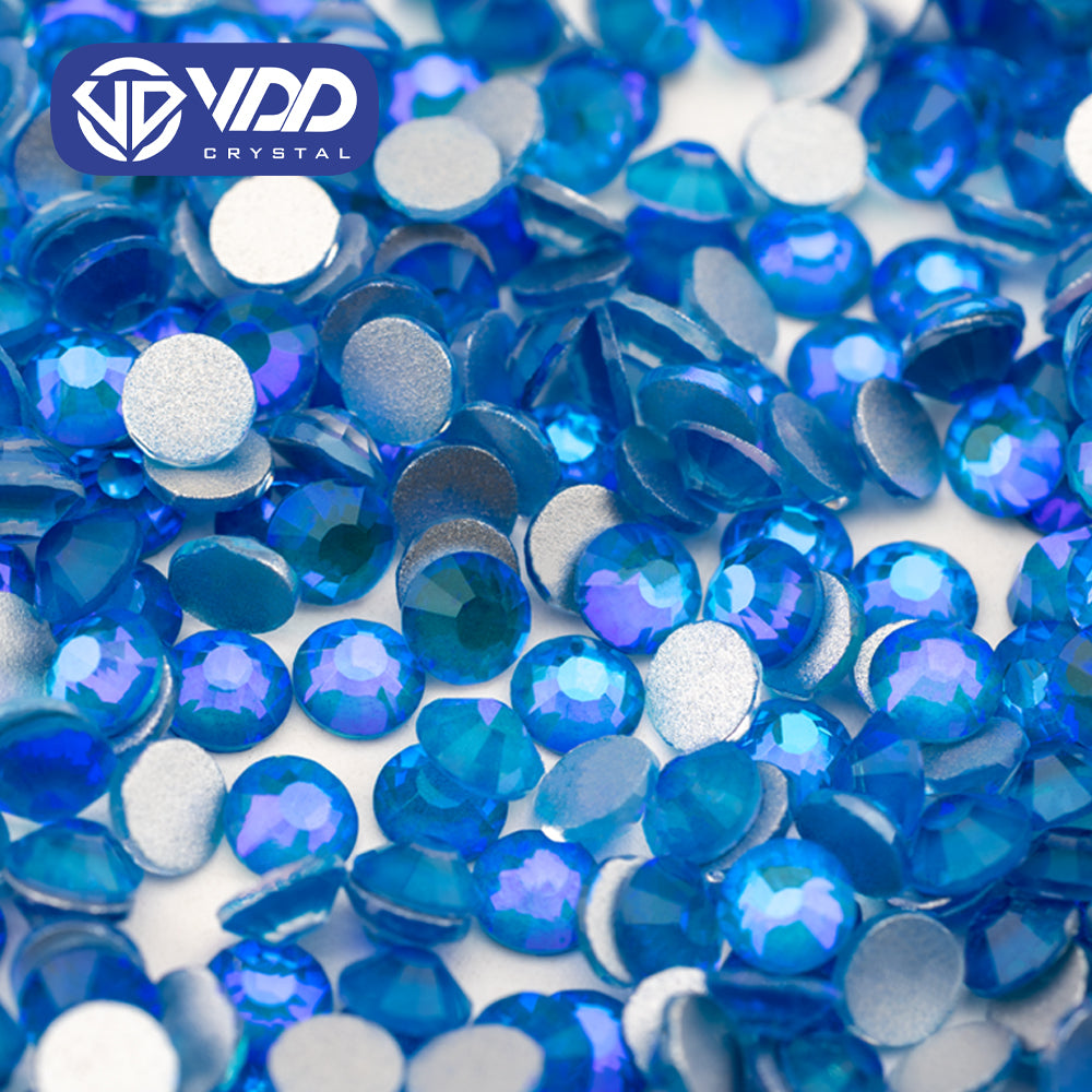 VDD 464 Blink-Sapphire Ocean  Series High Quality Non-hotfix Glass Crystal Rhinestones Flatback Strass Stones