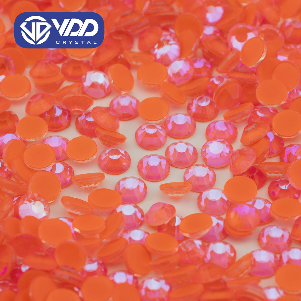 VDD 310 D Red Orange Ocean Series High Quality Non-hotfix Glass Crystal Rhinestones Flatback Strass Stones